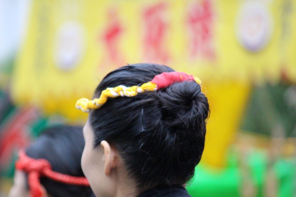 ボシタ祭り髪型シンプル系